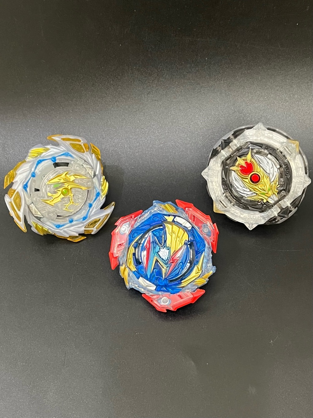 Lot of 3 Beyblade Burst Takara Tomy Used - No Launchers